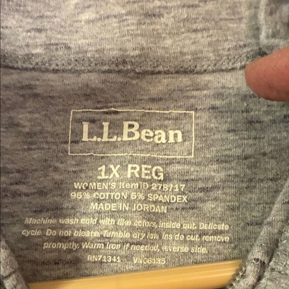 L.L. Bean Heather Gray Jogger Set - Picture 2 of 3